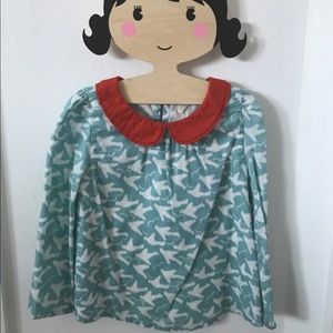 Mini boden long sleeve shirt